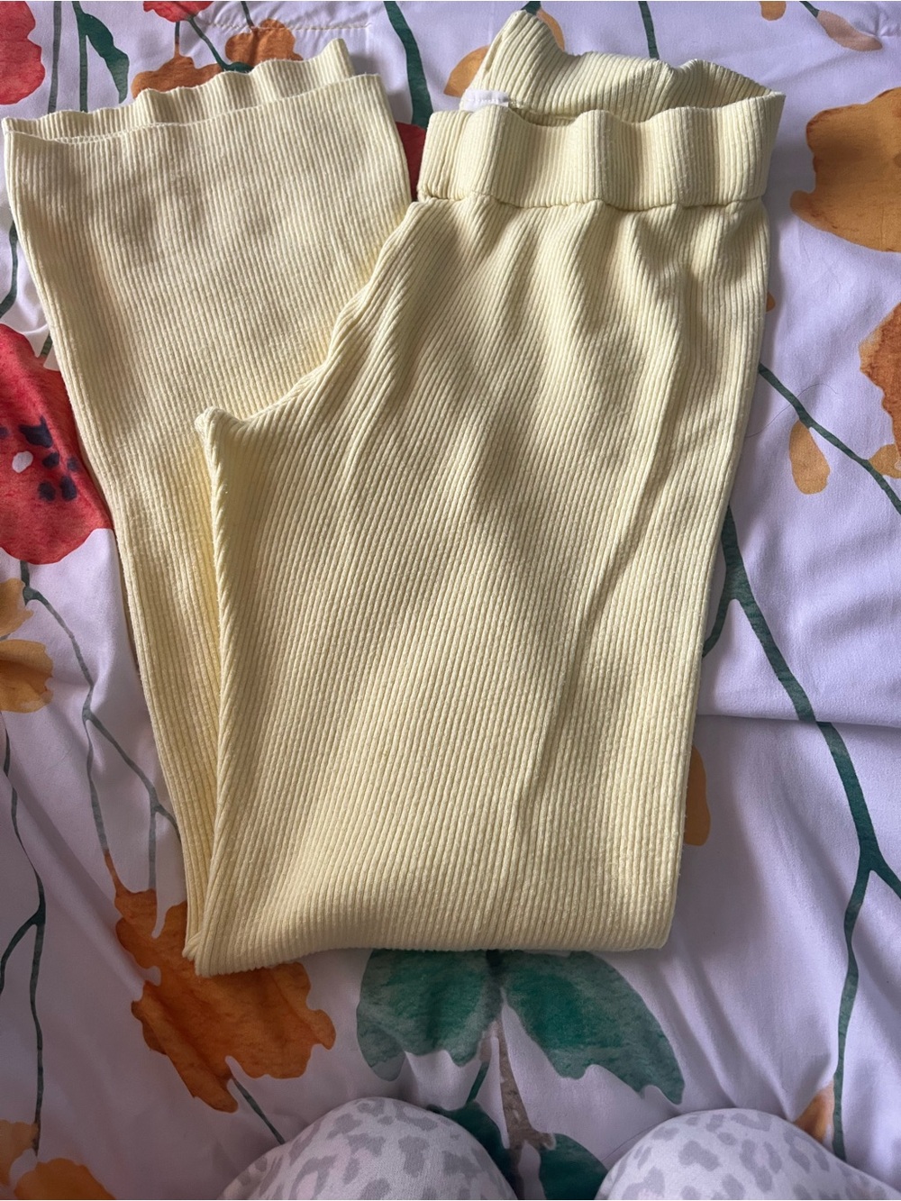 Yellow Flare soft pants